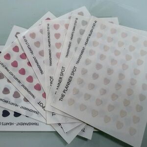 Planner Spot Transparent Jornal Stickers